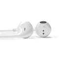 Pikkukuva 3 / 4: 2 PARIA Valkoiset klassiset kuulokkeet vakio Aux 3,5 mm:n liitäntä ergonominen White one size