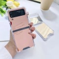 Miniatyrbild 6 av 8: Högkvalitativ Makeup Spegel för Samsung Galaxy Z-Flip 4 – Perfekt för sminkning och skönhetsrutiner Rosa one size
