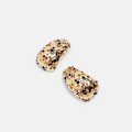 Miniatyrbilde 2 av 2: Gold earring in a crescent Gold one size