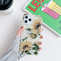 Miniatyrbillede 5 af 7: iPhone 12 Pro Max case kunstig perlemor solsikkeblomster Pink one size