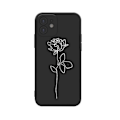 Miniatyrbild 1 av 4: Målat silikon skal blomma till iPhone 15, Pro & Max Blue one size