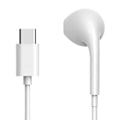 Miniatyrbild 2 av 2: 2 PACK Vita klassiska hörlurar Typ-C hi-fi ljud kabel samsung iPad ergonomiska Vit one size