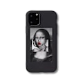 Pikkukuva 3 / 5: Suojus kaikille iPhone 14 -malleille, joissa on Mona Lisa imevä tikkari Leonardo Black one size