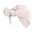 Miniatyrbilde 4 av 5: Luksuriøs turban i fløyel med sløyfeeffekt i flere farger Pink one size