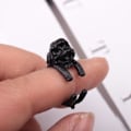 Pikkukuva 1 / 3: Sormus koiraa halailemalla sormenpuudelilla Black one size