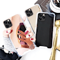 Miniatyrbillede 4 af 8: Mobile case iPhone 11 spejlglas xo Pink gold one size