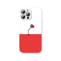 Pikkukuva 1 / 3: iPhone 12 Pro Max kuorikukka, jonka sydän kasvaa punavalkoiseksi Red one size