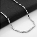 Miniatyrbilde 3 av 4: Chain in stainless steel melon seed shaped choose from 3 different lengths Silver S