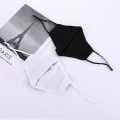 Miniatyrbilde 6 av 6: Fashion Mask paljetter munnbeskyttelse i flere farger vaskbar bomull Grey one size