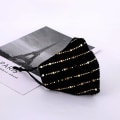 Miniatyrbilde 2 av 5: Fashion Mask paljetter munnbeskyttelse i flere farger vaskbar bomull Black one size