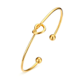 Pikkukuva 1 / 3: Kullattu rannekoru solmulla Gold one size