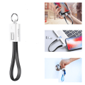 Miniatyrbilde 2 av 10: 6 PAKKER! Micro USB/Android - lader nøkkelring USB-kabel bærbar! Black one size