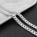 Miniatyrbilde 5 av 7: Choose from several models necklaces chains in silver for men Silver one size