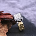 Miniatyrbild 5 av 5: 18 karat guldpläterad ring för män med zircon Gold one size