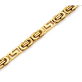Miniatyrbild 2 av 2: Otroligt snygg kedja i vackert mönster armband guldplätering för män Guld one size