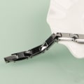 Miniatyrbilde 1 av 3: Noorzai Scandinavia - Bracelet in tungsten for men silver chain magnetic therapy Gold one size