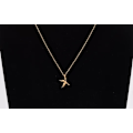 Pikkukuva 3 / 4: Life is beautiful -kaulakoru linnulla 18K kullattu lahja kolibri Gold one size