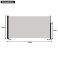 Miniatyrbild 2 av 4: Infällbar Privacy Screen - LZQ - Ljusgrå - UV-skydd - 1,6 x 3 m Grå