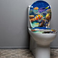 Miniatyrbild 4 av 4: Toalettsits - LZQ - Färgglad fisk - Soft Close - Enkel att fästa - Hårdplast Färgglada fiskar