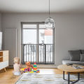 Miniatyrbild 4 av 4: LZQ Trappgrind – Metall – Dubbellås – 95-105 cm – Svart Svart