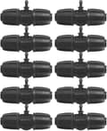 Piston T-koblinger for hageslanger, 10 stk 16 mm til 4/7 univers