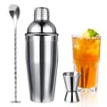 Cocktail Shaker Set, Komplett Bartenderverktygsset - 3-delars set 3-piece set