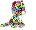 Storøjet Plyslegetøj (Farverig Leopard - Ca. 15CM), Gave til Børn