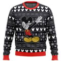 Julesweater Pullover til Mænd, 3D Digital Print Rundhals Sweater Top, Efterår/Vinter Beklædning - EL1764 - Størrelse M M