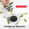 Miniatyrbilde 4 av 5: 2 stk. Pop-up Badekar Sink Stopper Sink Drain Filter Sink