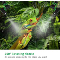 Miniatyrbild 3 av 5: Reptilfuktare Automatisk med Timer, Reptildimma med 360° Justerbara Dimmunsmunstycken
