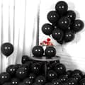 Sort Ballon 100 STK 10 Tommer Sorte Balloner Latex Sorte Balloner