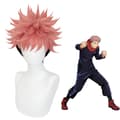 Anime Karaktär Cosplay, Tvåsidig Sukuna Gradient Anime Peruk