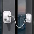 2-pack Självhäftande Fönsterlås för Barn, UPVC, Borrfri