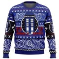 Juletrøje Pullover til mænd, 3D Digital Print Crew Neck Sweater Top, Efterår/Vinter Beklædning - EL0953 - Størrelse 6XL 6XL