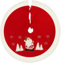 Rund Julgransmatta Julgransskydd Julgransdekoration