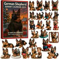 Adventskalender blind box, julepynt ornamenter, egnet til alle - Schæferhund