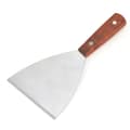 Miniatyrbillede 5 af 5: 2 stk. Rustfrit Spatel med Træhåndtag Grill Plancha Spatel