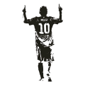 Miniatyrbild 1 av 5: Messi 10 Fotbollsspelare Anime Väggdekal Avtagbar Tapet Heminredning