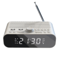 Miniatyrbild 1 av 5: FM-radio med Bluetooth-strömning, LED-display, väckarklocka, Hi-Fi-högtalare