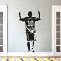 Miniatyrbild 2 av 5: Messi 10 Fotbollsspelare Anime Väggdekal Avtagbar Tapet Heminredning