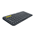 Miniatyrbild 2 av 5: Trådlöst tangentbord för flera enheter, Bluetooth, enkel växling, 2 års batteritid, för PC, bärbar dator, Windows, Mac
