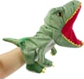 Plush Dinosaur Hand Puppet T-rex Fylld Leksak med Öppen Rörlig Mun