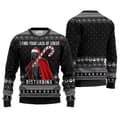 Jule 3D Digital Print Crew Neck Sweater Gave - HQ31 - Størrelse S S