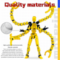 Miniatyrbild 4 av 8: Färdigmonterad 18.3cm T13 Actionfigur 3D-Printad Multi-ed A2
