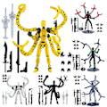 Miniatyrbild 2 av 8: Färdigmonterad 18.3cm T13 Actionfigur 3D-Printad Multi-ed A4