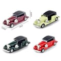 Miniatyrbild 4 av 8: 1st bilmodell 1:32 Vintage Pull-Back Legering Diecast billeksaker Green