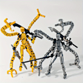 Miniatyrbild 8 av 8: Färdigmonterad 18.3cm T13 Actionfigur 3D-Printad Multi-ed A6