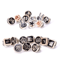 Miniatyrbild 3 av 5: 10 st/ set Mini Pearl Flower Crystal Broschknappar cute