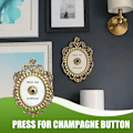 Miniatyrbild 5 av 8: Tryck För Champagne Knapp Ring Mini Tryck För Champagne Knapp A