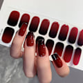 Miniatyrbild 3 av 8: 1 Ark Gel Nagel Wraps Polish Strips Semi Härdad Gel Nagel Sticker N5
